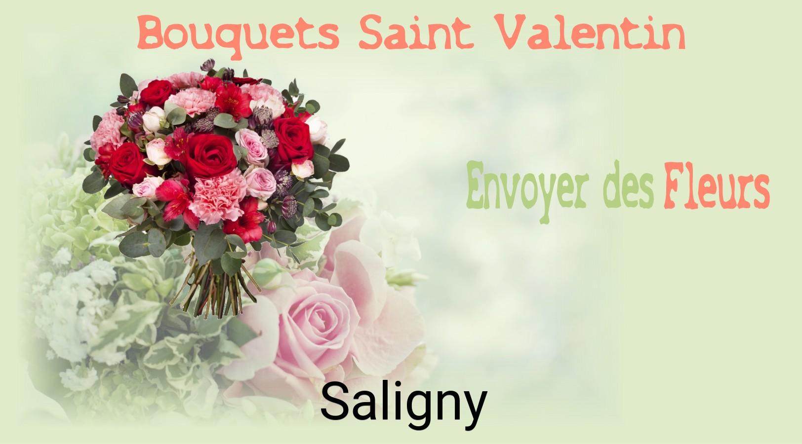 Roses de Saint-Valentin livrées à Saligny